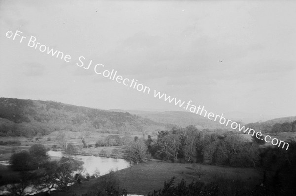 GLENCAIRN PRIORY VIEW OF RIVER FROM TOWER OF CHURCH